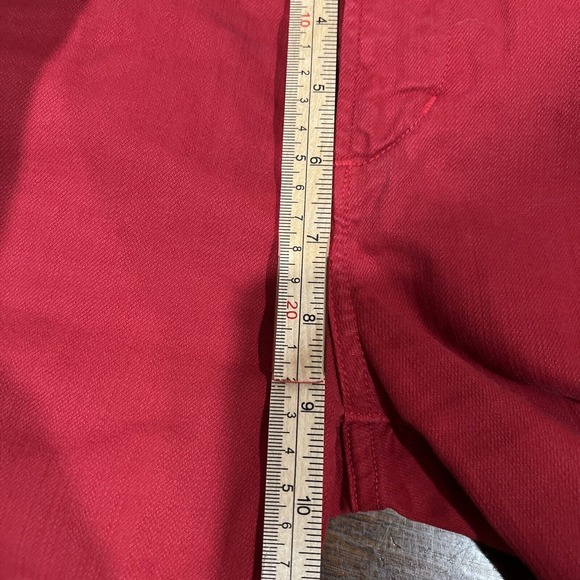 Citizens Of Humanity Jeans Women 26 Red Denim Rocket Crop High Rise Skinny - Picture 9 of 16